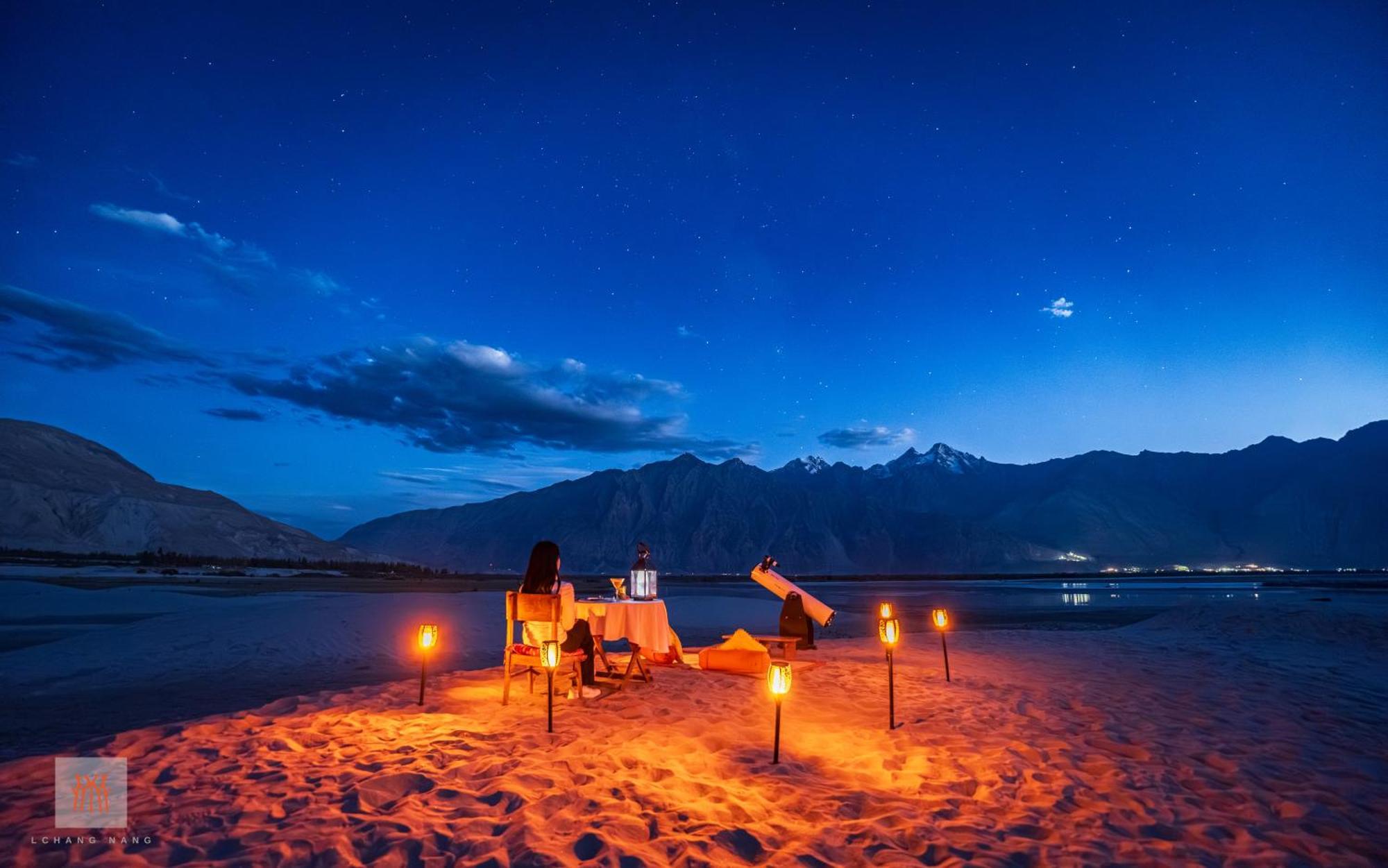 Hotel Lchang Nang Retreat-The House Of Trees-Nubra Valley Sumur Exterior foto