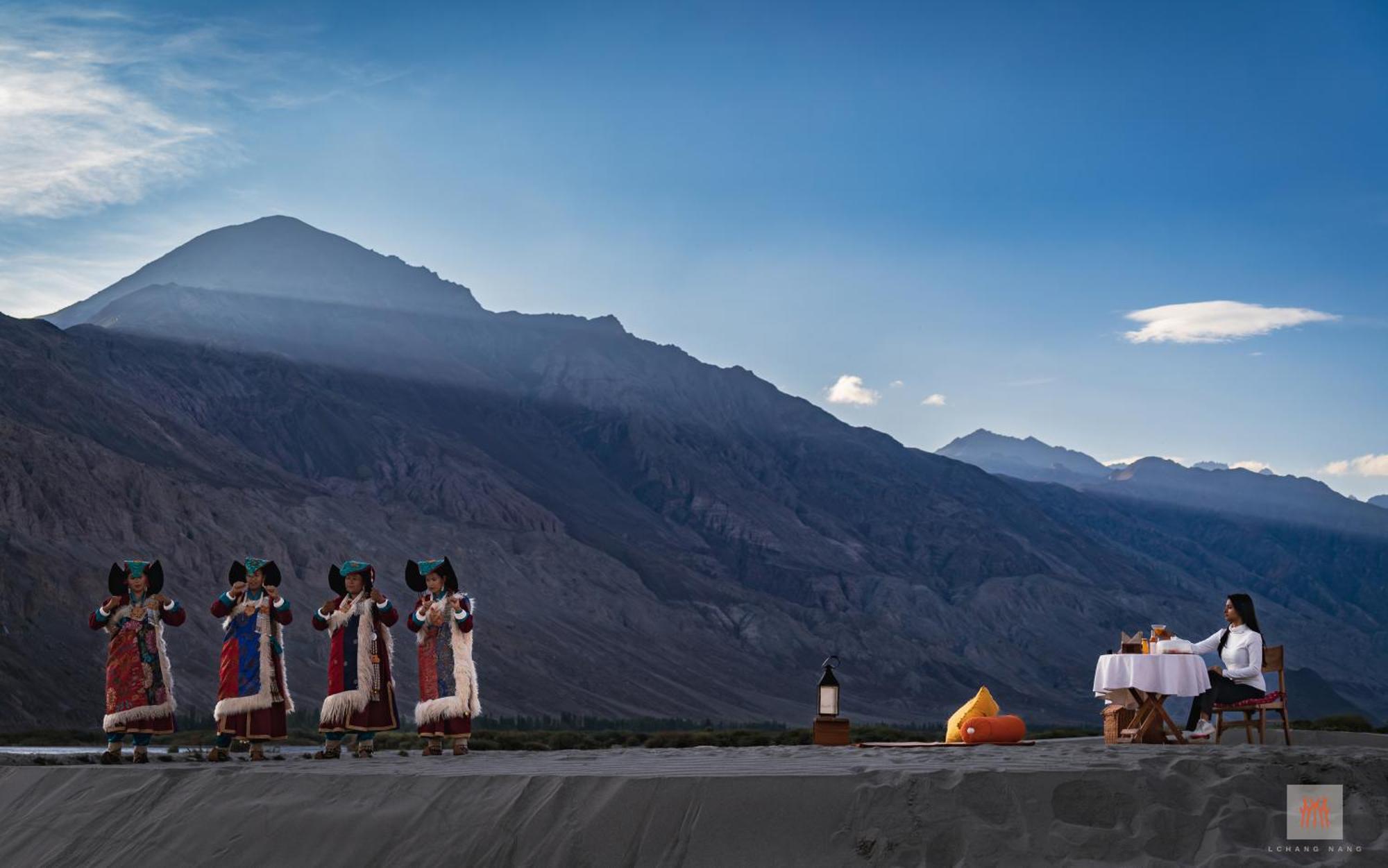 Hotel Lchang Nang Retreat-The House Of Trees-Nubra Valley Sumur Exterior foto